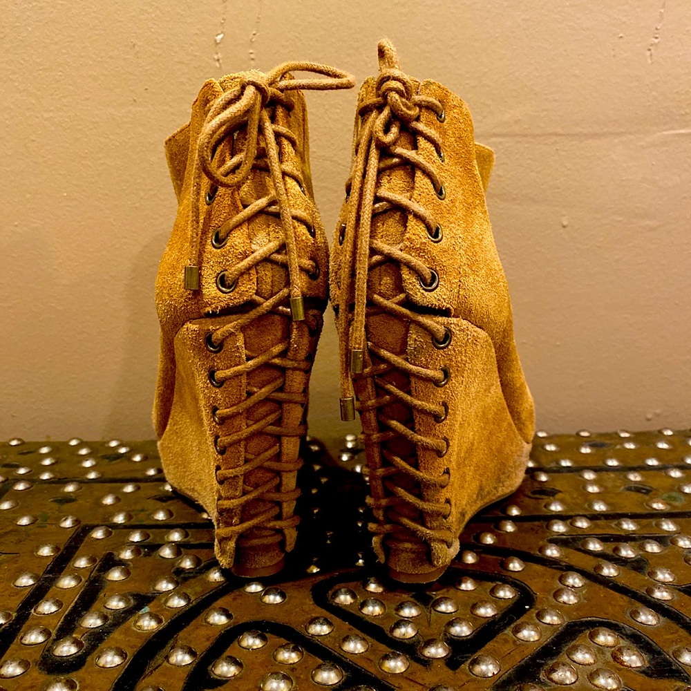 Gianni Bini Lace Up Wedges
